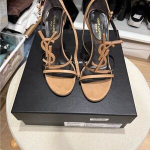 Saint Laurent Tan Women's Sandals